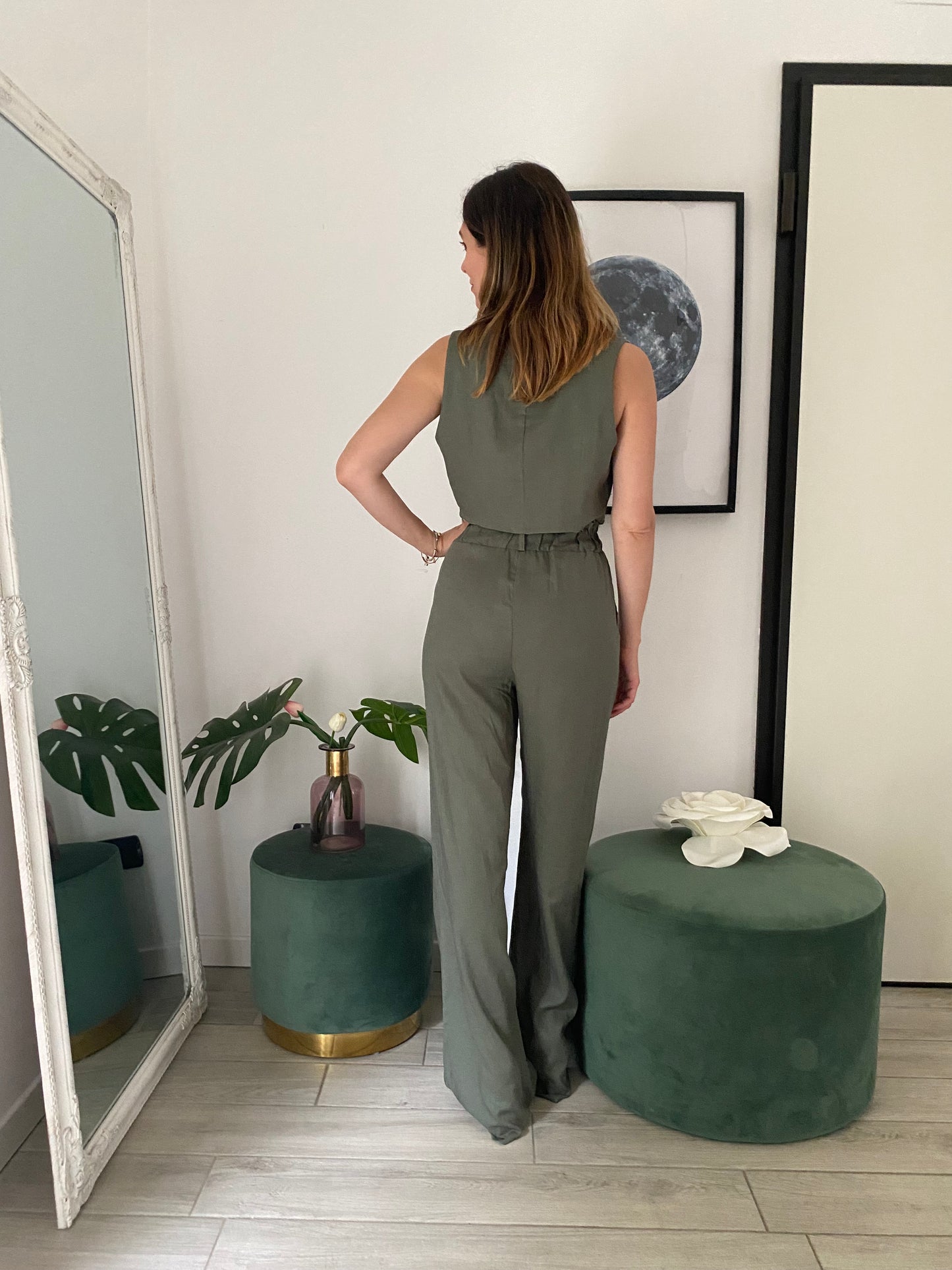 Coordinato Joy verde militare IF Collection - a taglie