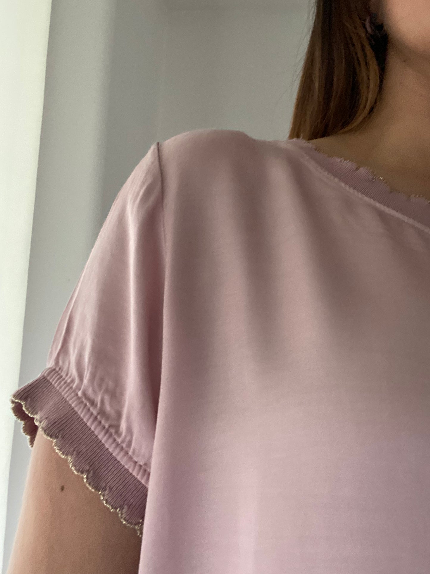 Maglia in viscosa rosa IF Collection