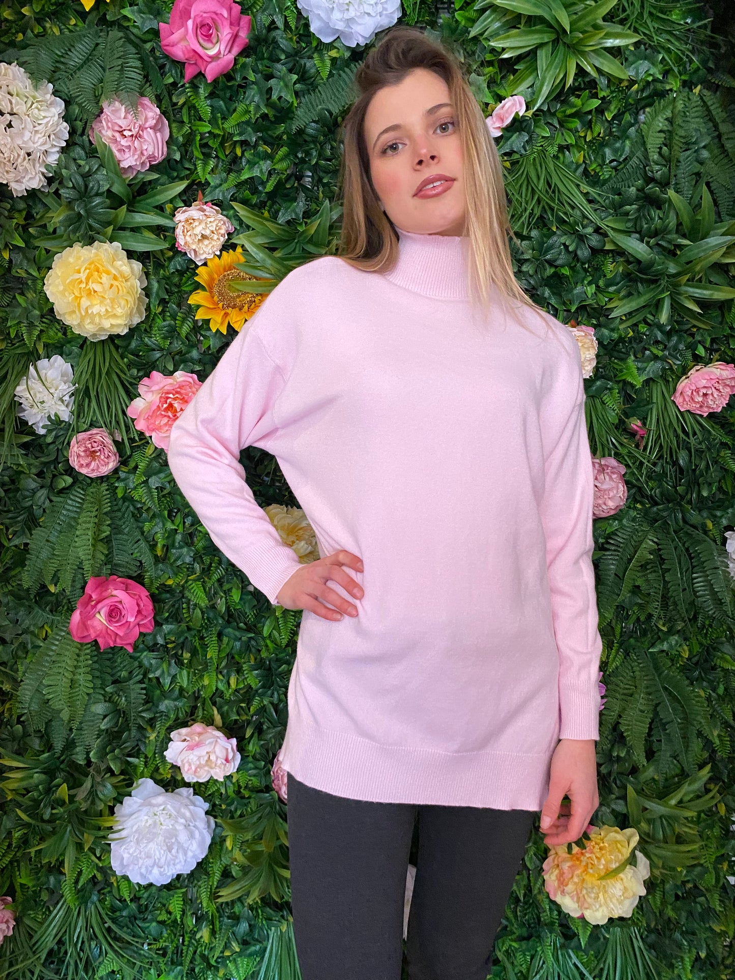 Maglione Colorful rosa IF Collection