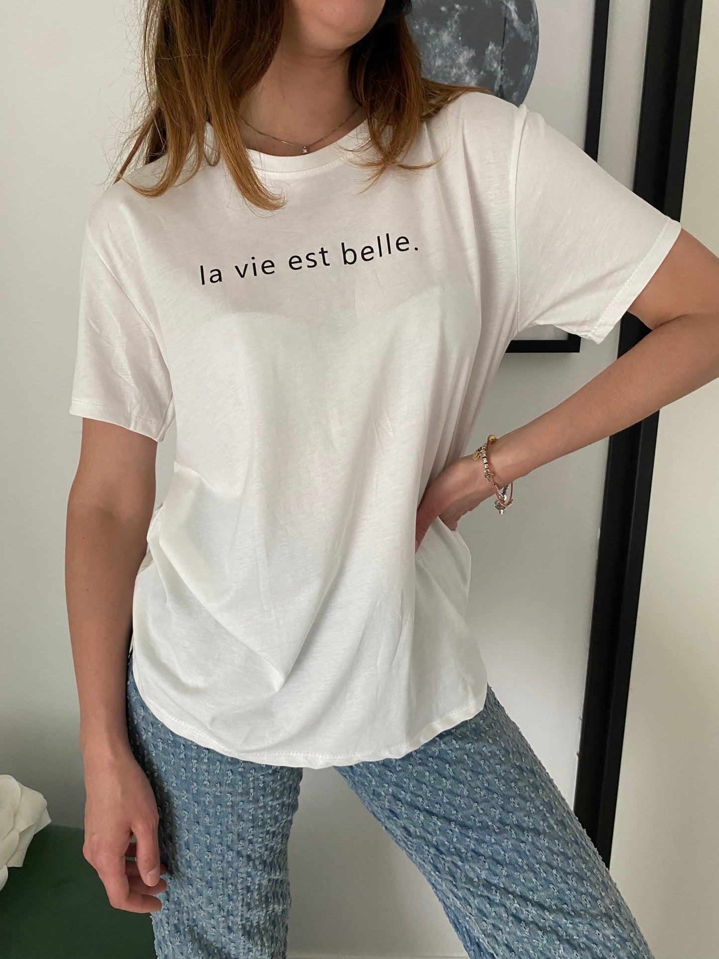 T-shirt "La vie est belle" IF Collection